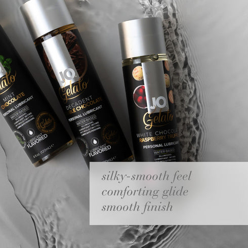 Lubricante de trufa de frambuesa y chocolate blanco Jo Gelato
